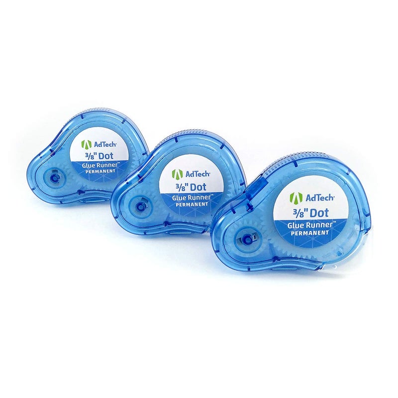 Adtech Permanent Adhesive Dots Glue Runner 3 Pack - Image 2